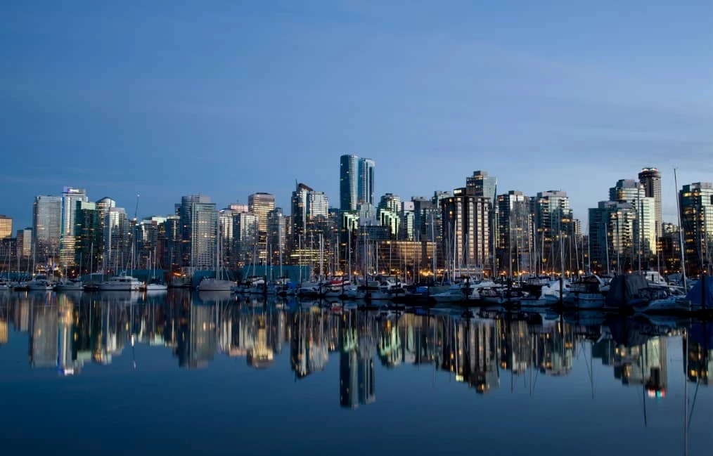 Vancouver BC skyline